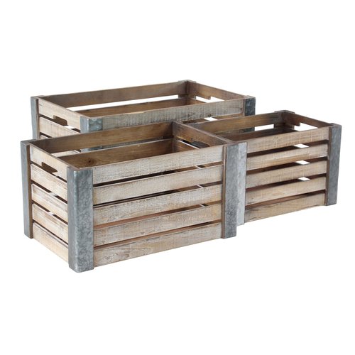rectangular shape wooden box 547